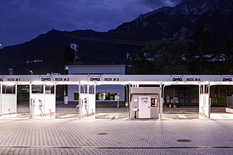 Autowaschcenter in Schaan, 